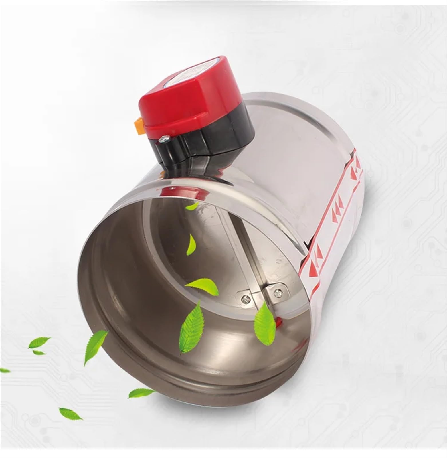 WQGQPXOB 2" 3" 4" Stainless Steel 201 Damper Electric Air Valve Motorized Check AC220V DC12V DC24V(150mm,220VAC)