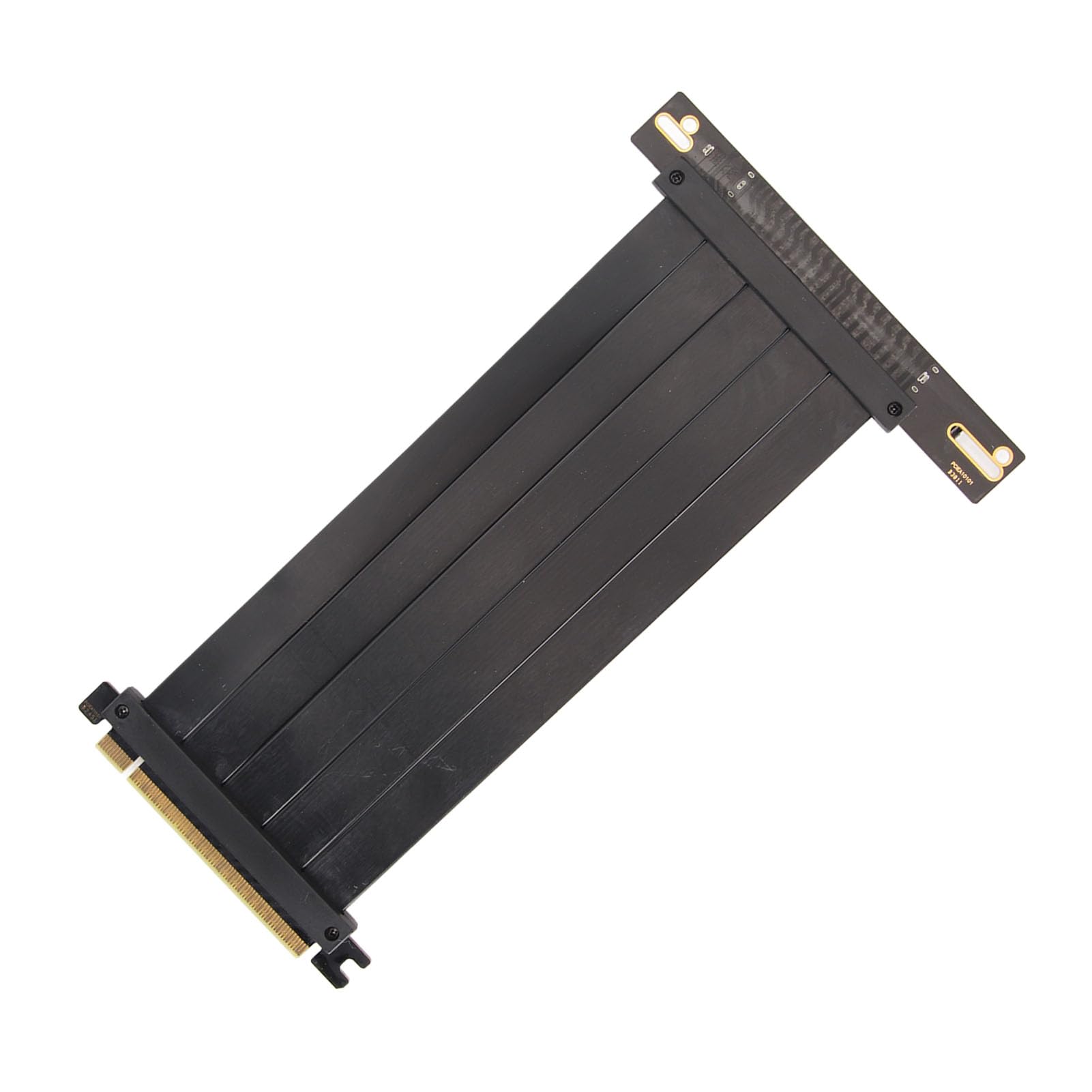 Durevole Cavo Riser PCIE 4.0 X16 Prolunga Flessibile per Schede Grafiche RTX 4070 4060, velocità Dati 128 Gbps, Schermatura da Interferenze Elettromagnetiche a 90 Gradi per Giochi e Miniere