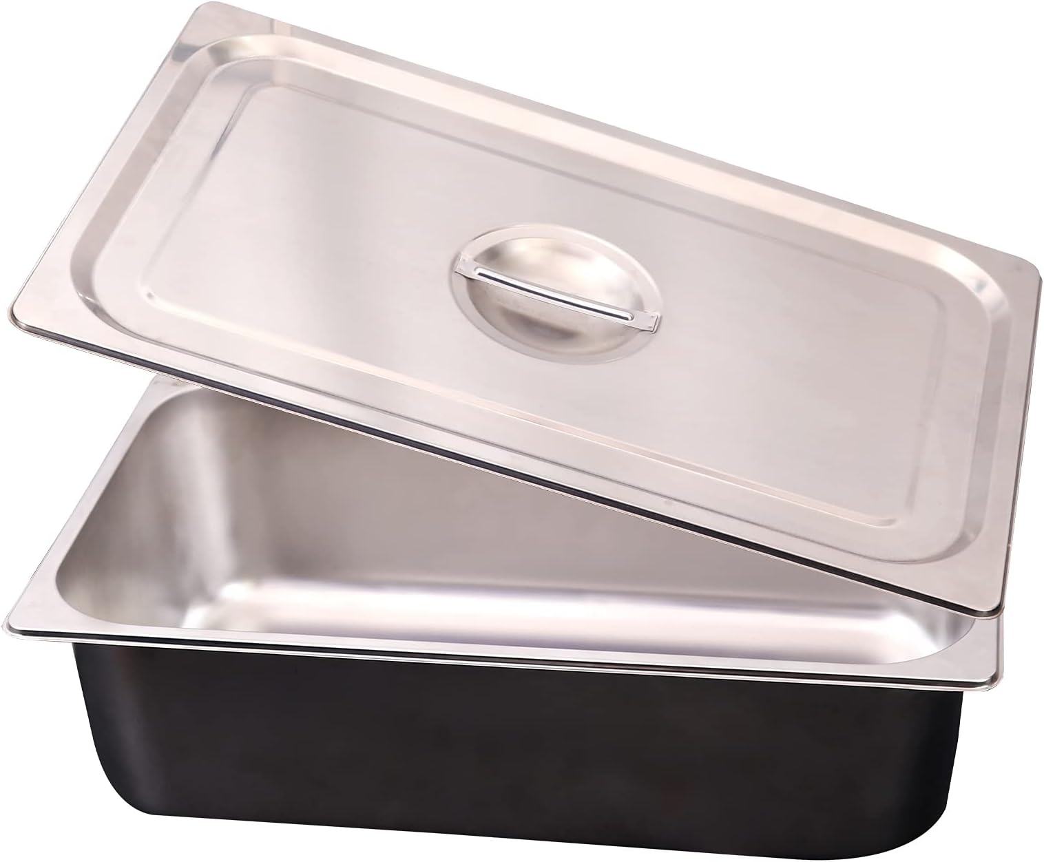 Stainless Steel Gn Pan 1/1 150 mm Depth(6"), Gastronorm Pan with Lid (1/1 150 mm)