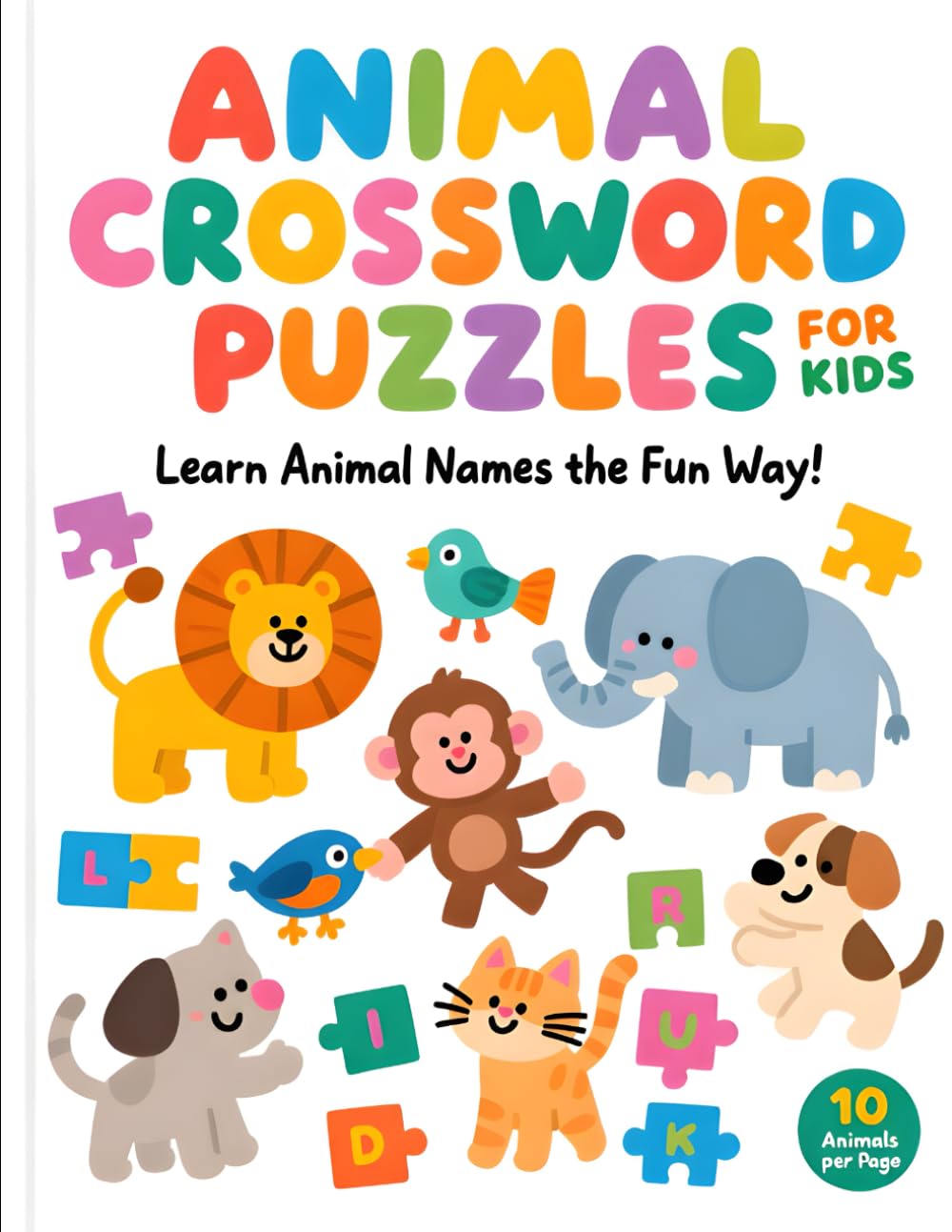 Animal Crossword Puzzles for Kids