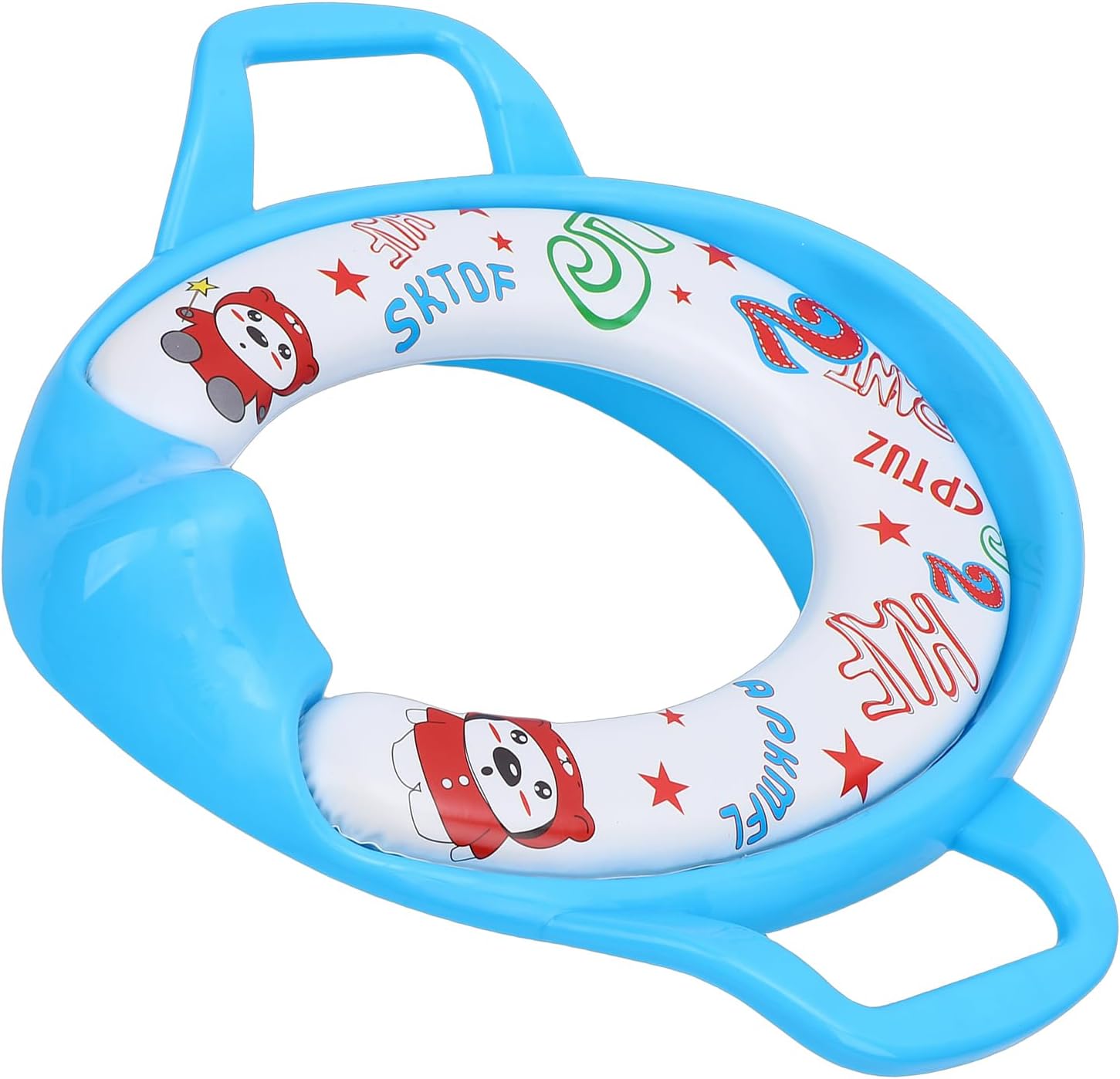 ZJchao Toddler Potty Training Seat Baby Potty Seat Child Toilet Adapter with Non Slip Base Removable Cushion for Boys Girls Travel Home Use