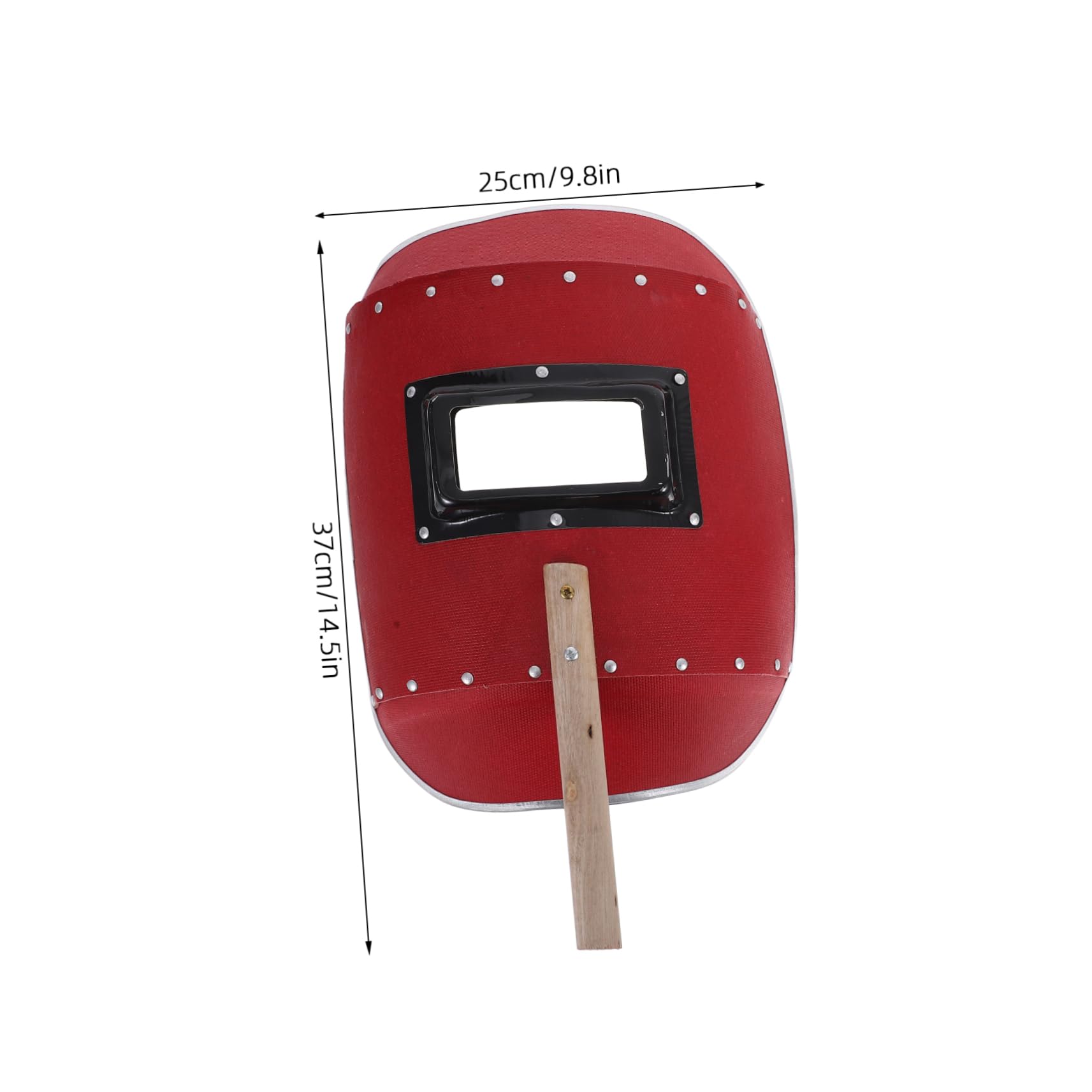 KICHOUSE Welder's Mask High Transparency Filter Reusable Face Mask Welding Mask Handle Handheld Welding Face Mask