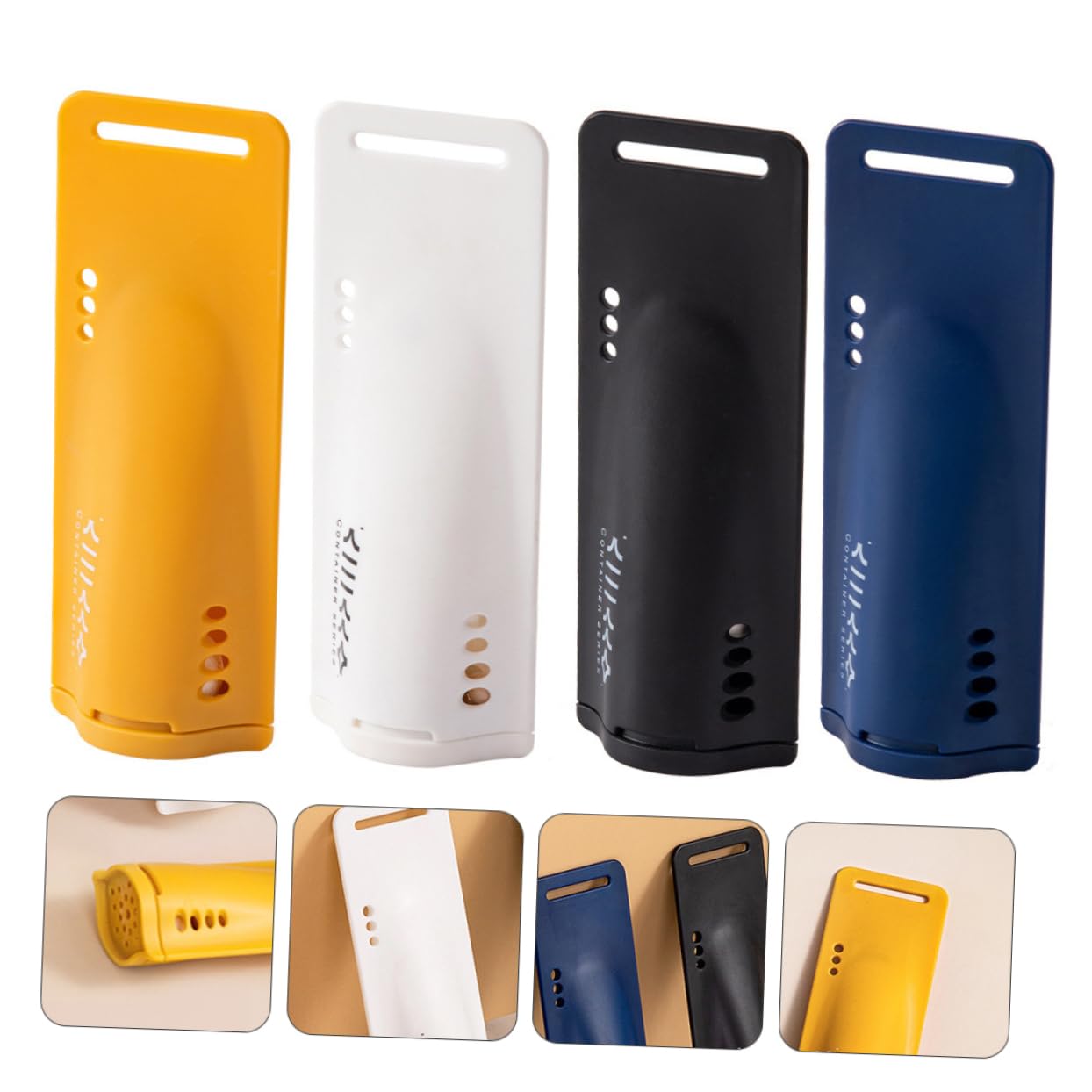 POPETPOP 8pezzi Capsule Deodoranti Per Scarpe Rimuovi Odori e Umidità Per Scarpiera e Armadio Fragranza Giallo Blu Bianco Nero