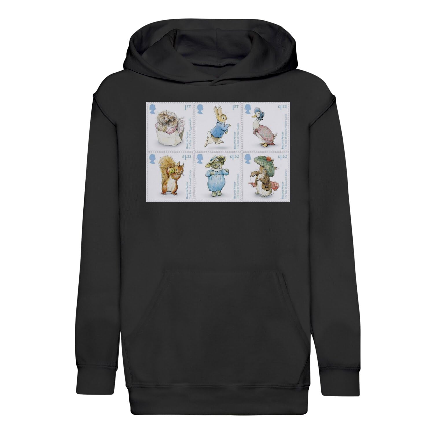 Sweat à capuche enfant Timbre Beatrix Potter en coton premium