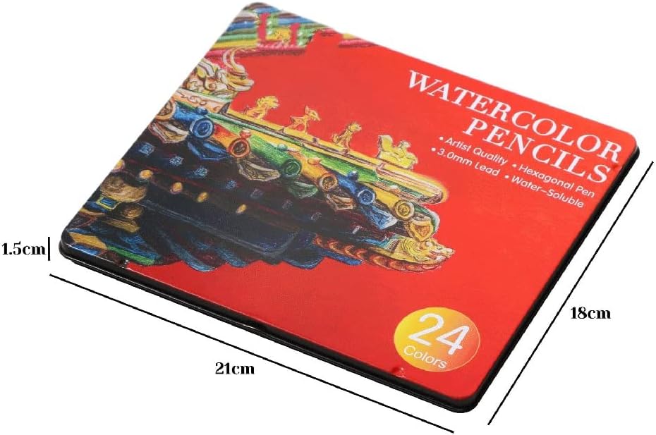 24-color Coloring Set for Painting Professional Art