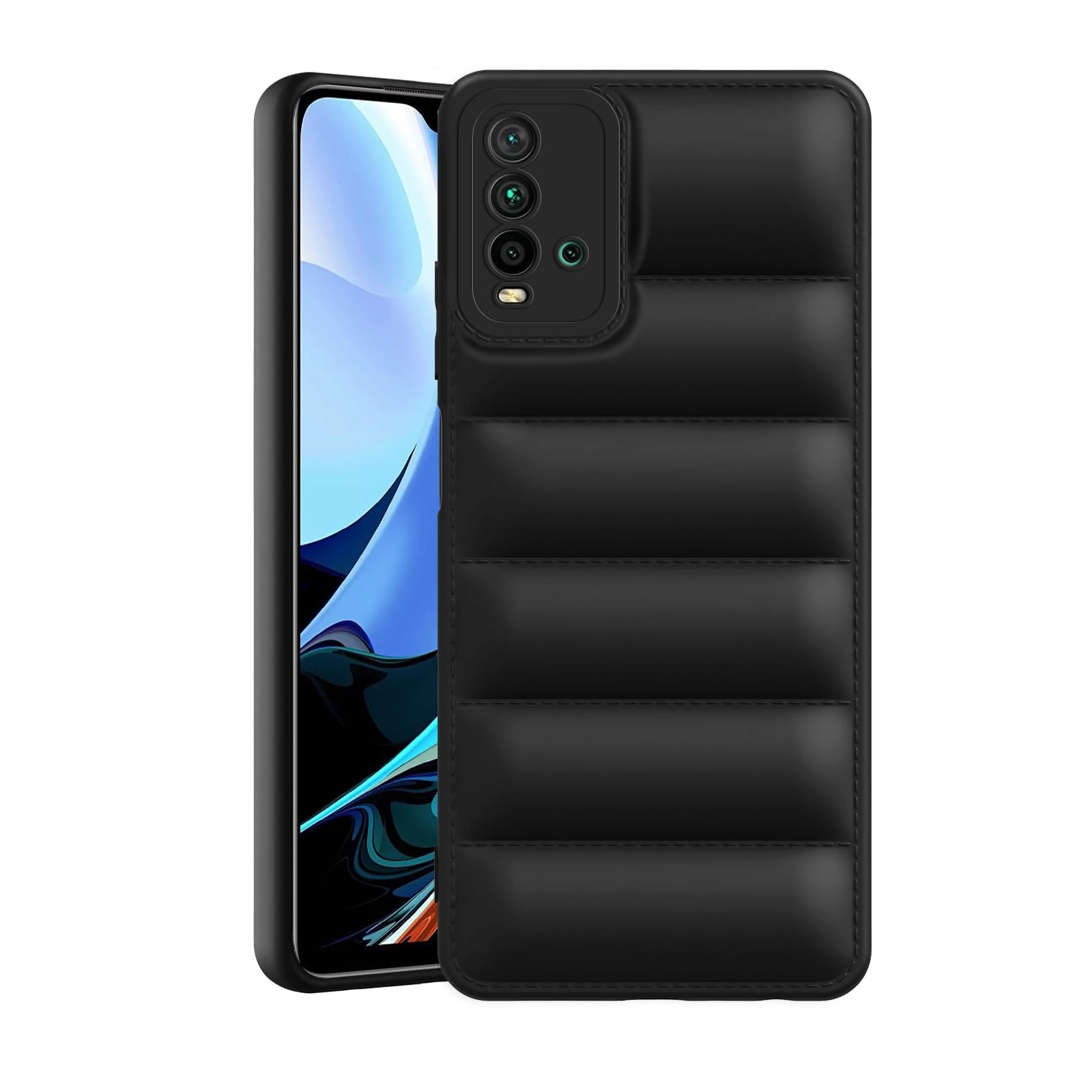Plus Puffer Case Camera Protection Soft Back Cover for Redmi 9 Power - Black (B0CQVHSWR2) Amazon Price History, Amazon Price Tracker