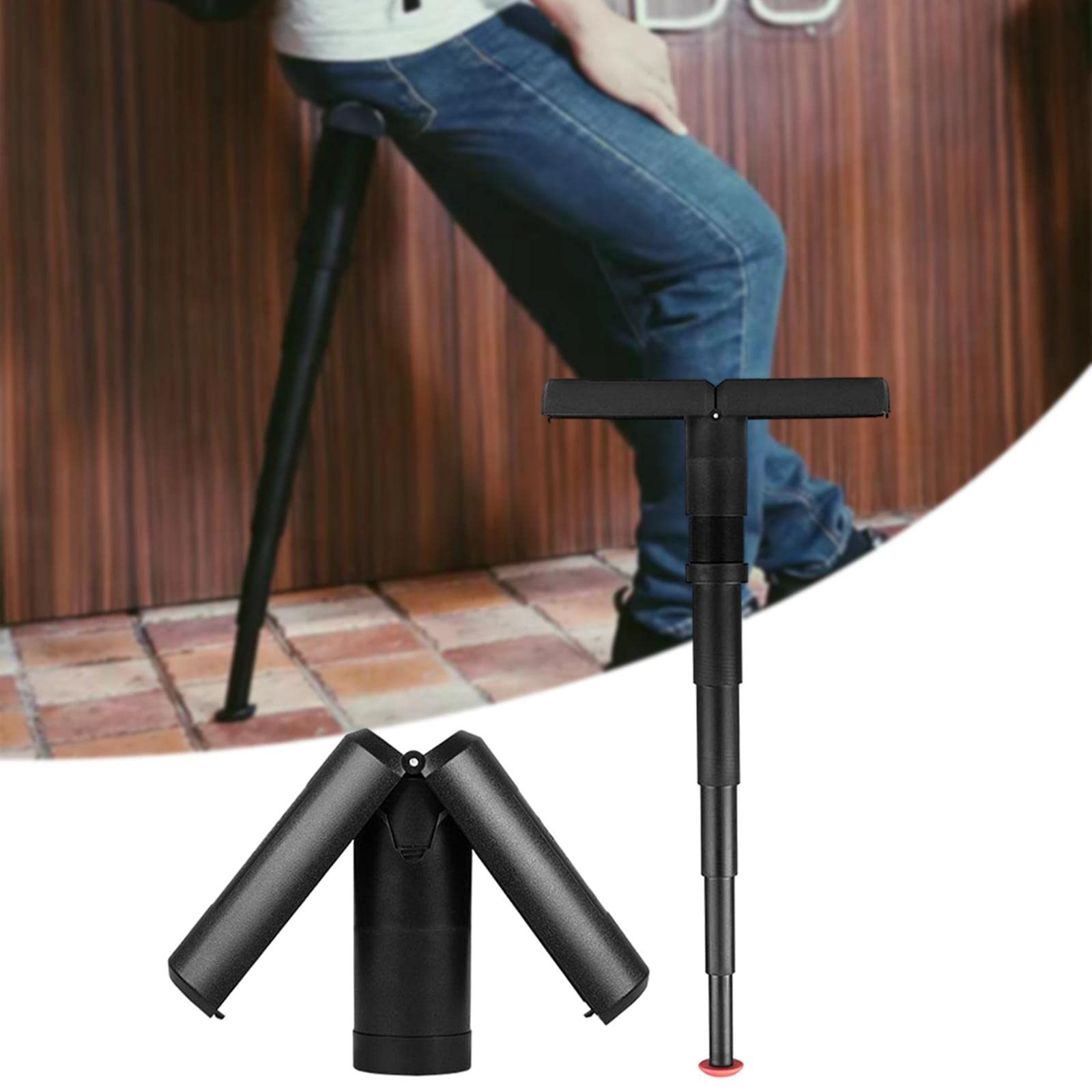 Sedia pieghevole da viaggio all'aperto Sedia portatile Bastone da passeggio per bastone da passeggio line up