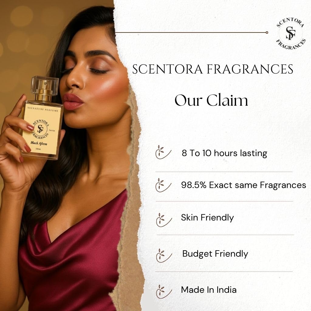 Scentora Fragrances Gilded Intense 50ml Extrait de Parfum | Long Lasting Luxury Perfume for Men | Bold Woody Amber & Patchouli Fragrance | Ideal for Gifting 2