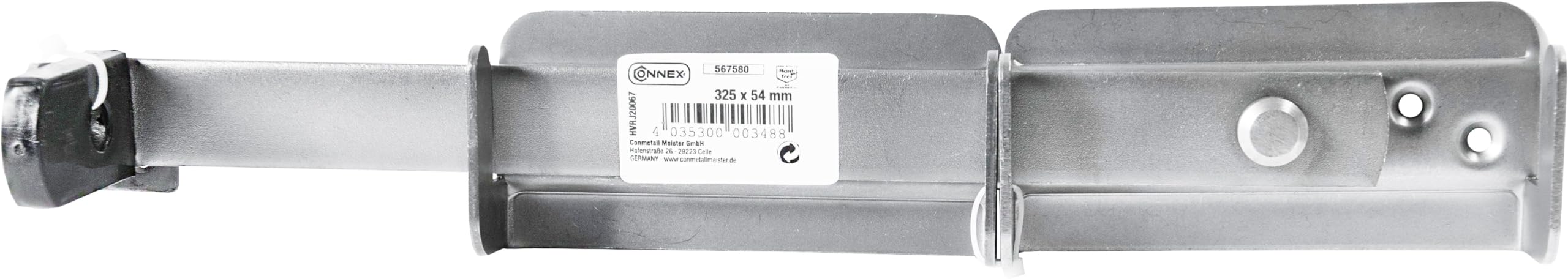 Connex HVRJ20067 Jeté de porte de jardin double en acier inoxydable 325 x 54 mm