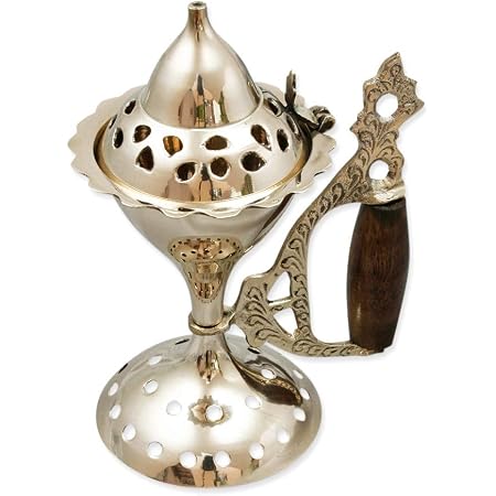 Bol Rituel En Laiton Vintage – 10,5 Cm, Pentagramme – Pour Encens, Bougies, Offrandes – Décoration Autel