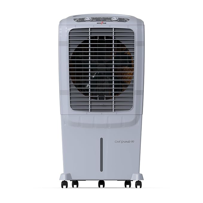 Kenstar CoolGrande HC 90 Desert Air Cooler for Home, Honeycomb Cooling Pads, Large Wheels (90L, 200 Watts)