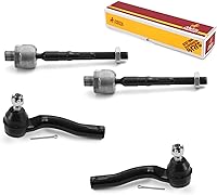 Vista 19 de Metrix Premium Chassis Parts - Kit de 4 piezas de extremos de barra de acoplamiento frontal exterior e interior compatible con Nissan Pathfinder