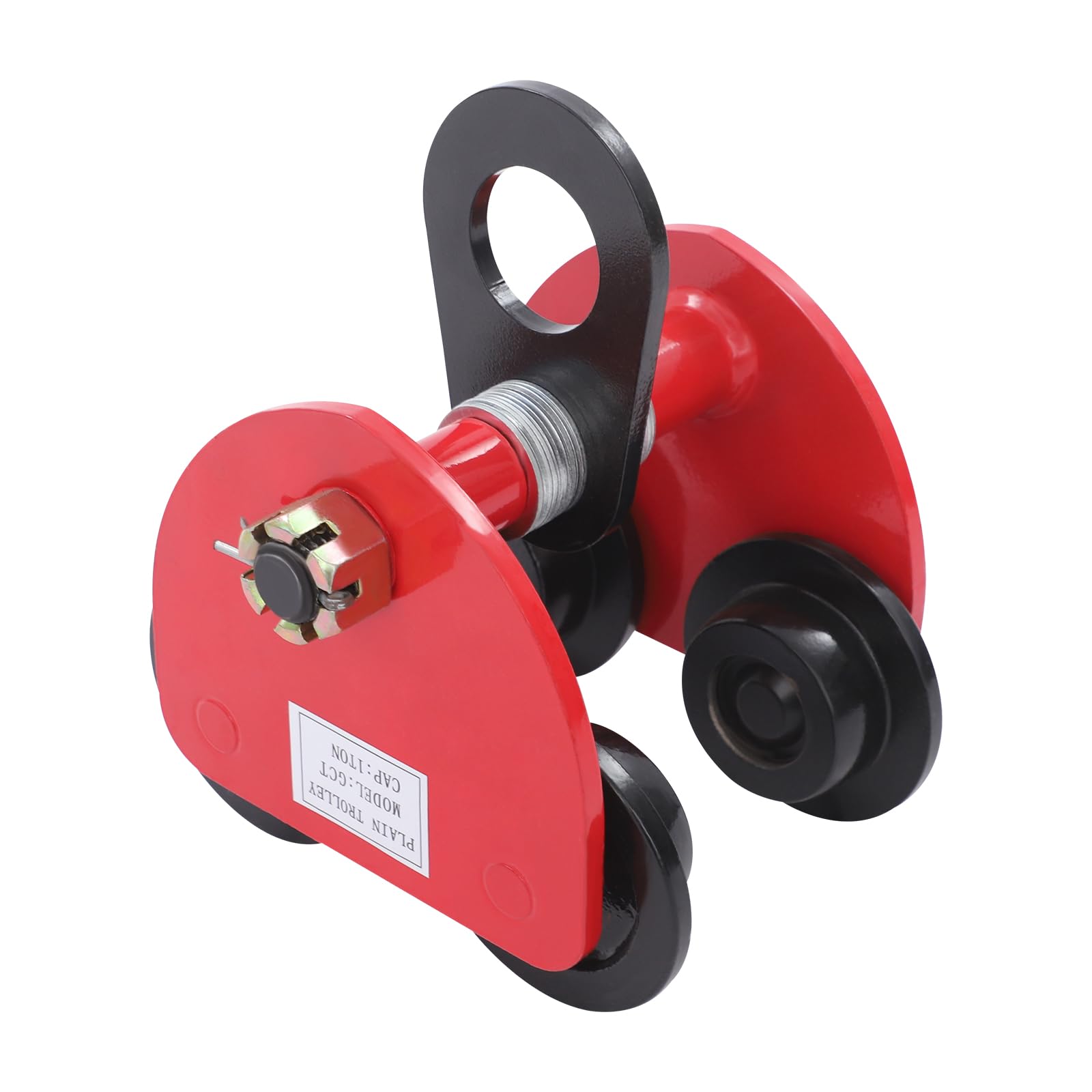 Carrello portante 1T in ferro e ghisa con anello di sollevamento