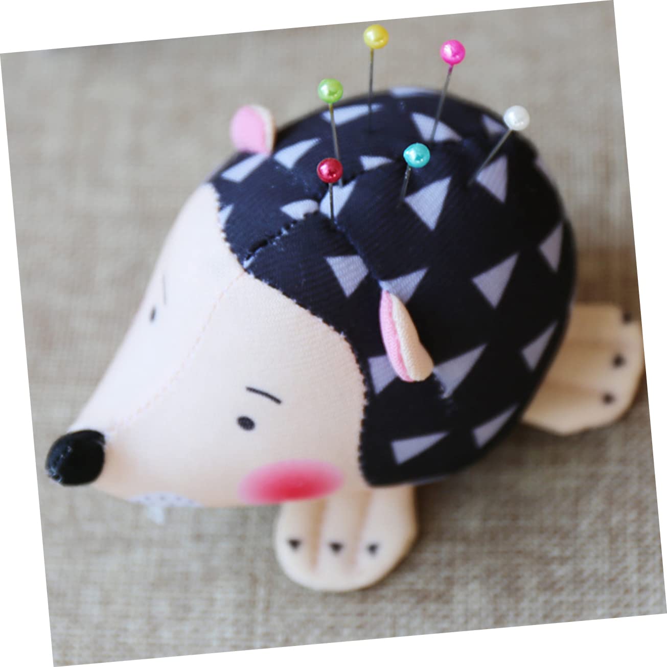 NUOBESTY 6piezas Cojín De Aguja Forma De Erizo Herramienta De Costura Diy Alfiletero Práctico y Decorativo Para Manualidades