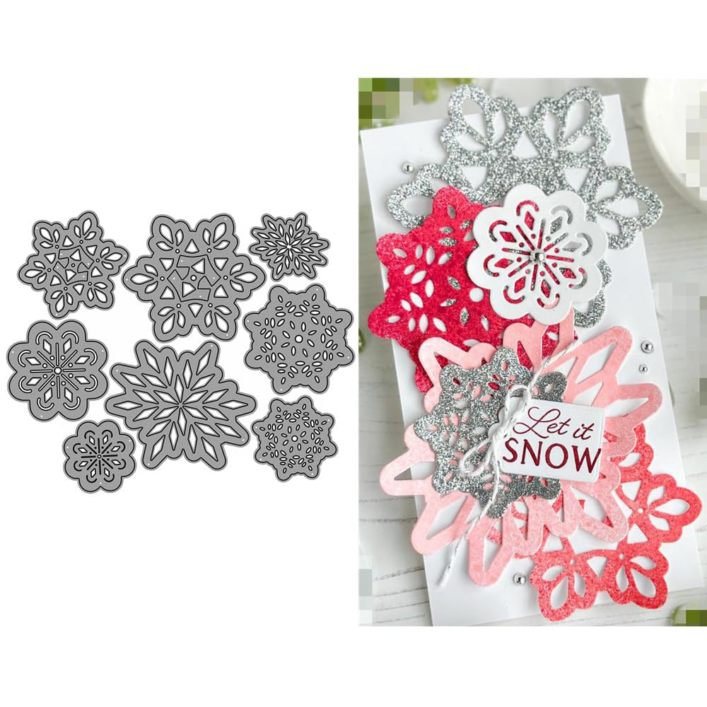 DzIxY Various Flower Lace Metal Cutting Dies for Card Making Kit Embossing Paper Die Cuts Scrapbook Machine Stencils Storage Pockets Supplies