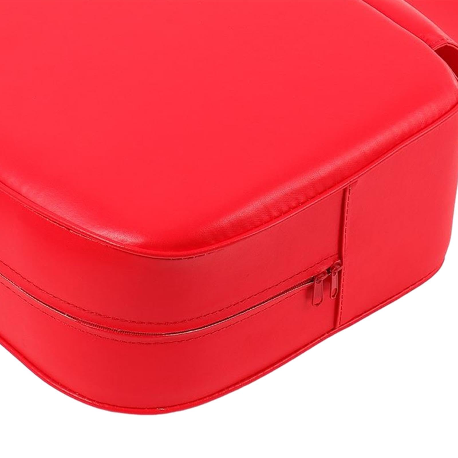 Barber Siège Rehausseur Coussin Enfant Salon Coiffure Spa Matériel Coiffure Salon PU Cuir Confort Entretien Facile Adapté Enfants Salons Beauté Maison, Rouge