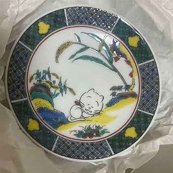 サザエさん 九谷焼　青郊窯　お皿　日本製 新品未使用 サザエさん展 九谷焼 青郊窯 豆皿 5種セット - メルカリ