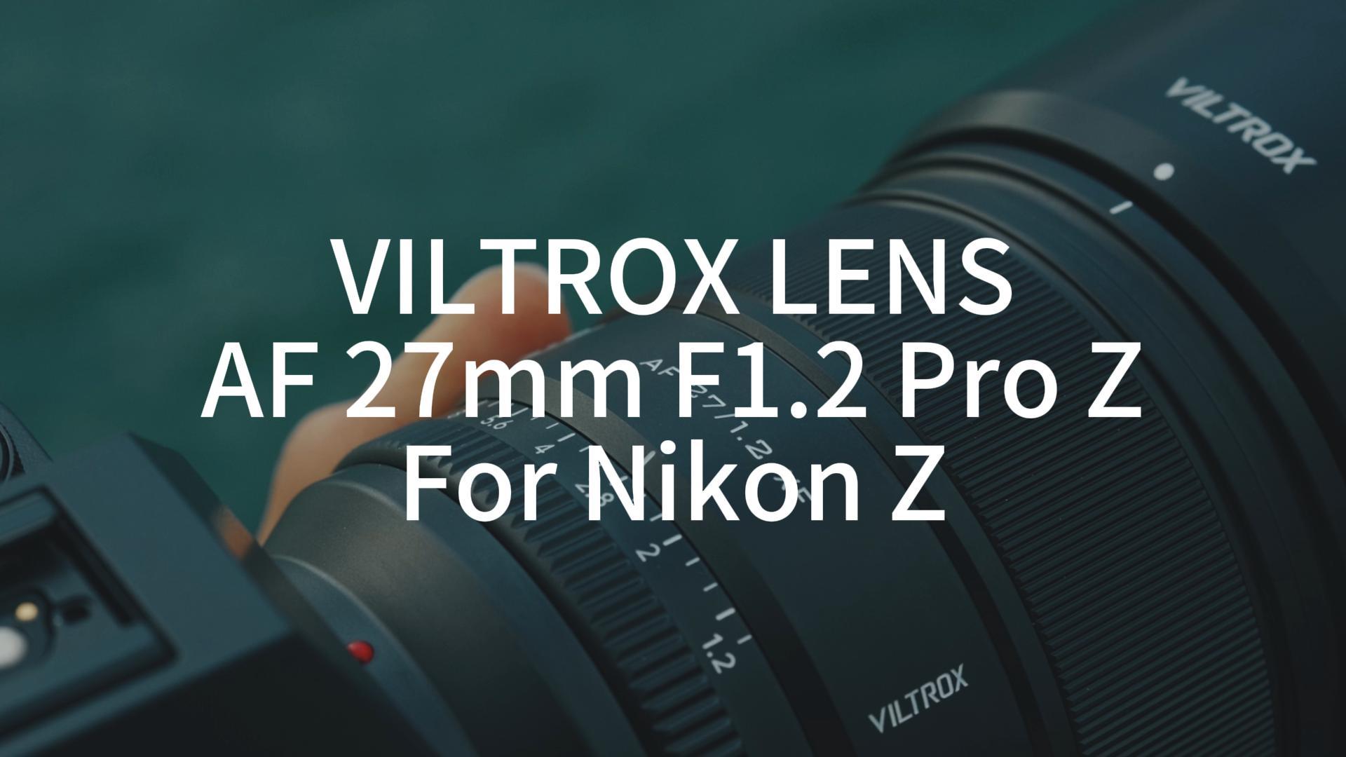 Amazon.com : VILTROX AF 27mm F1.2 Pro Z Mount Lens for Nikon Z9 Z8