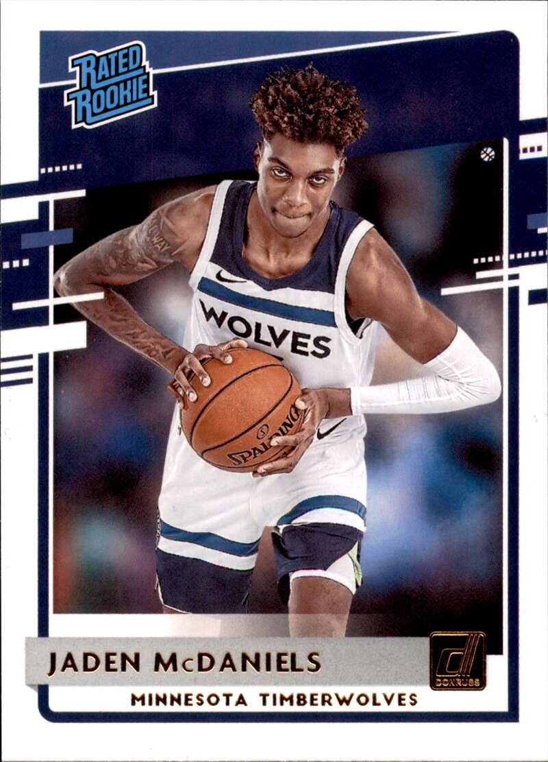 Amazon.com: 2020-21 Donruss #239 Jaden McDaniels Minnesota