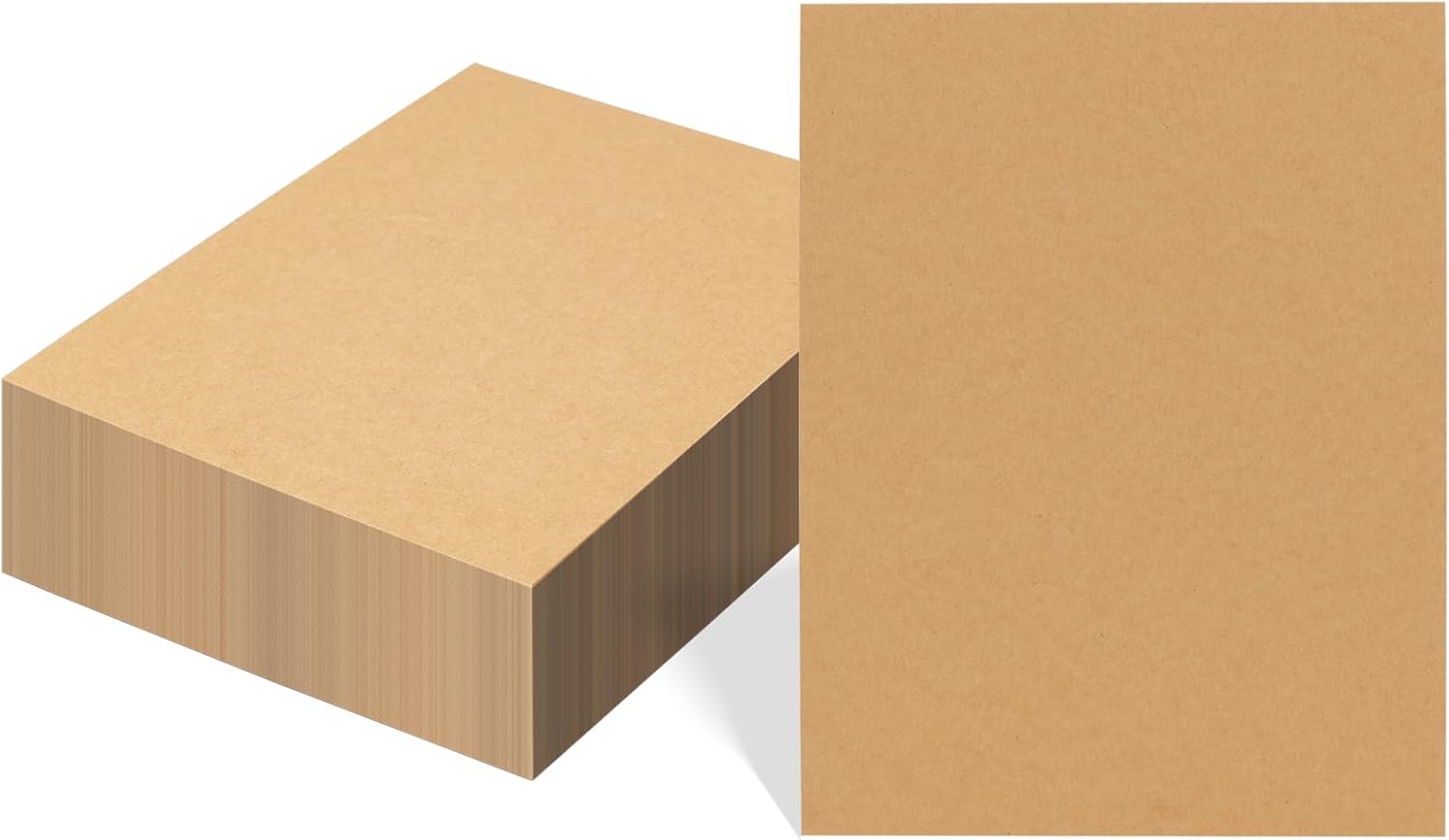 EdenseeLake 100 Pack 8.5x11 Chipboard Sheets, Kraft Cardboard for Shipping, Book Binding, Packing, DIY Crafts