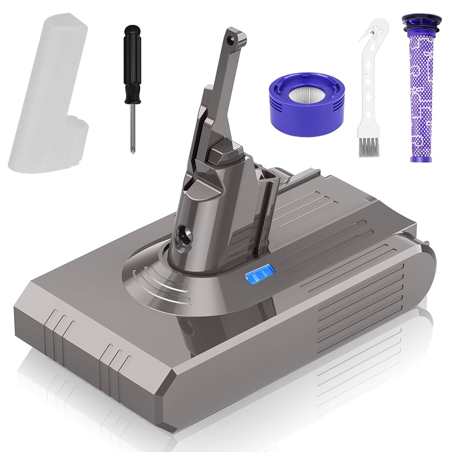 PASUKTER 6.0Ah 21.6V Battery for Dyson V8 Battery,Compatible