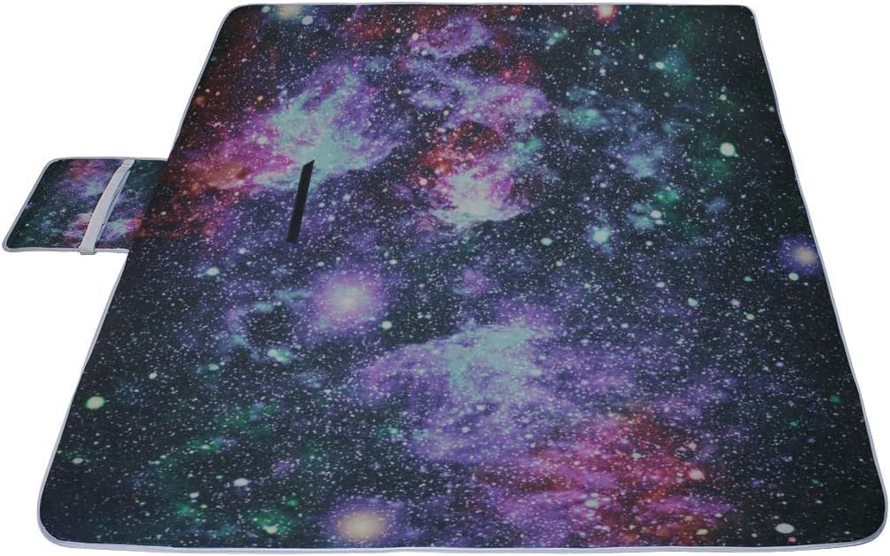 レジャーシート 夜の星空 ピクニック 折りたたみ 撥水 アウトドア クッション マット コンパクト 花見 運動会 キャンプ 遠足 花