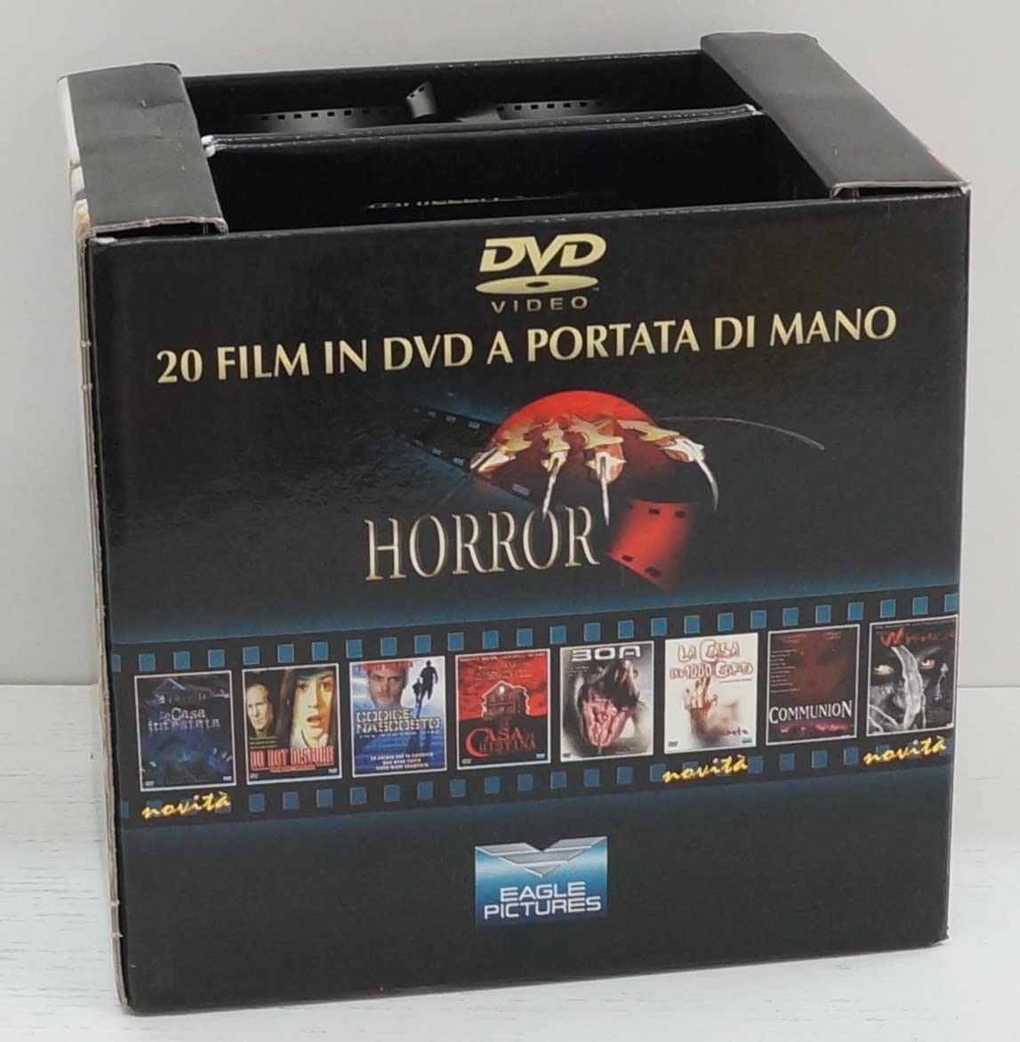 Thriller e Horror. Cofanetto con n. 20 film in DVD a portata di mano. DVD in Italiano
