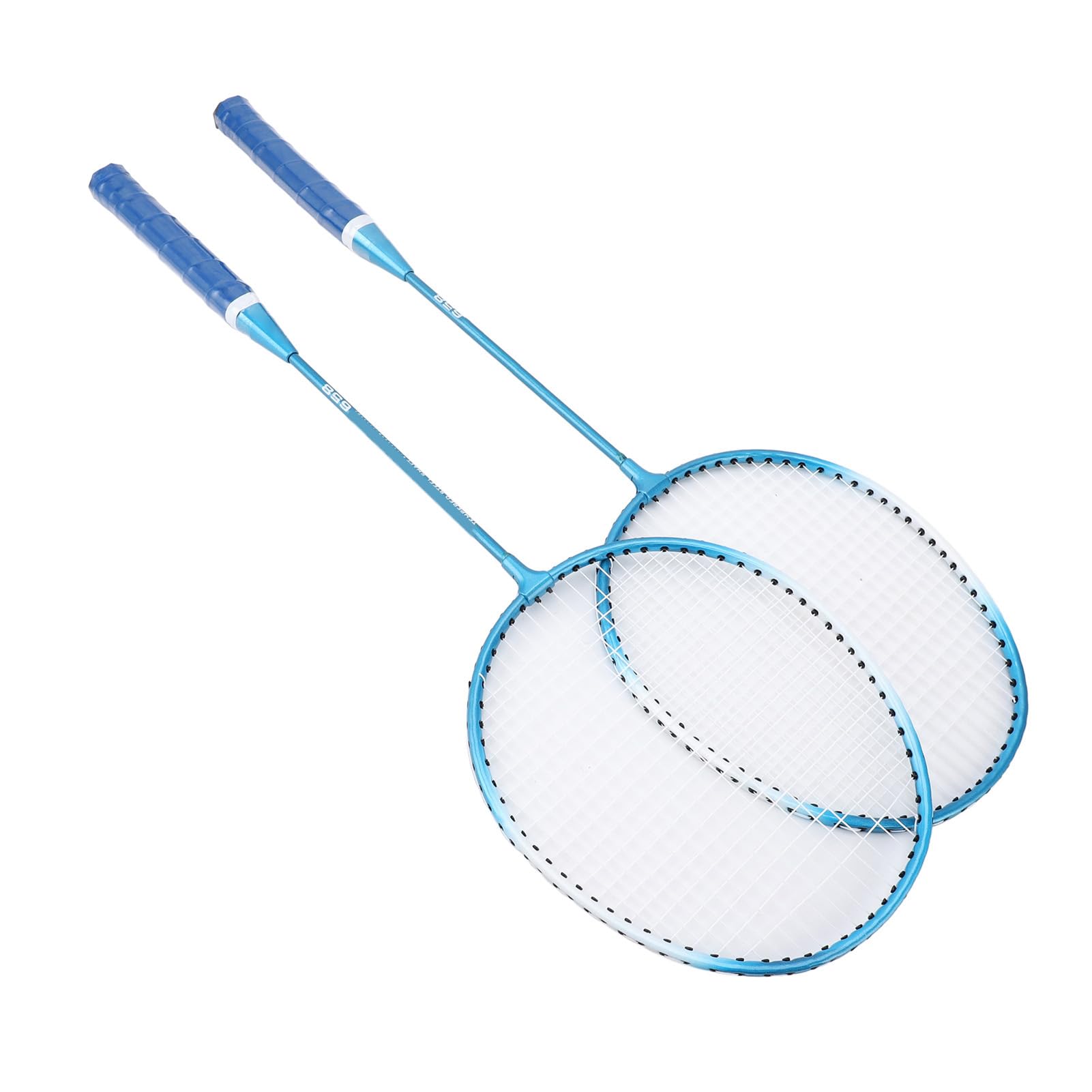 AMONIDA Set da Badminton Ad Alta elasticità con 2 Racchette e 3 Volani per il Gioco Casual, Perfetto per Principianti e Adulti, Design in Lega di Ferro