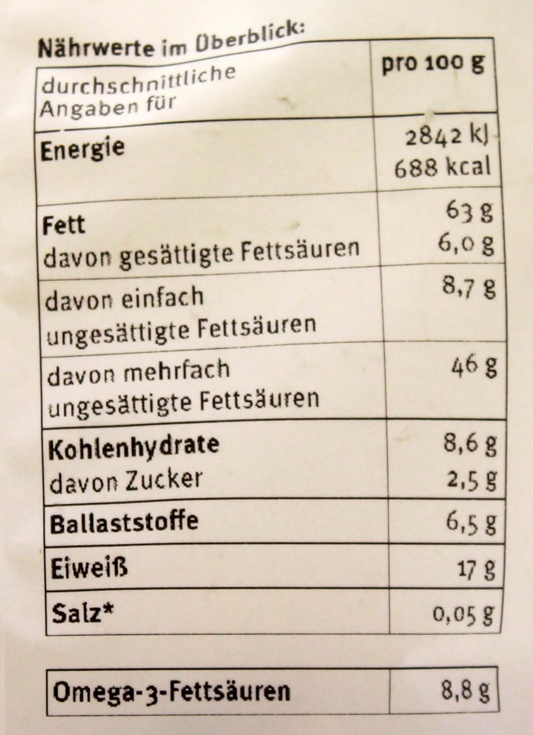 Kluth Walnusskerne, 4er Pack (4 x 500g)