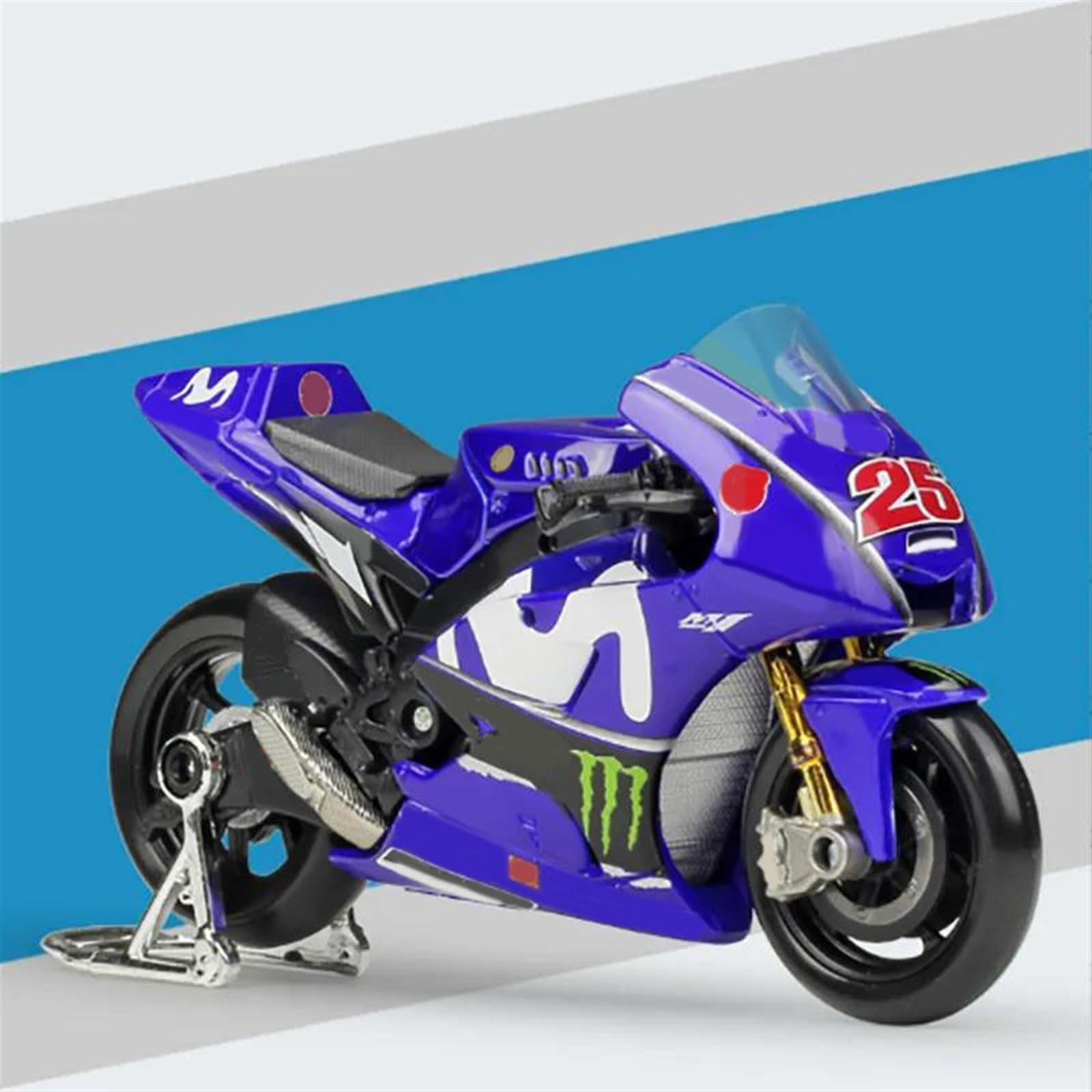SEYXF Motorbike Toy Motorcycle Simulation Diecast Model Collection Gift 1/18 for Y-AMAHA GP 25 2022