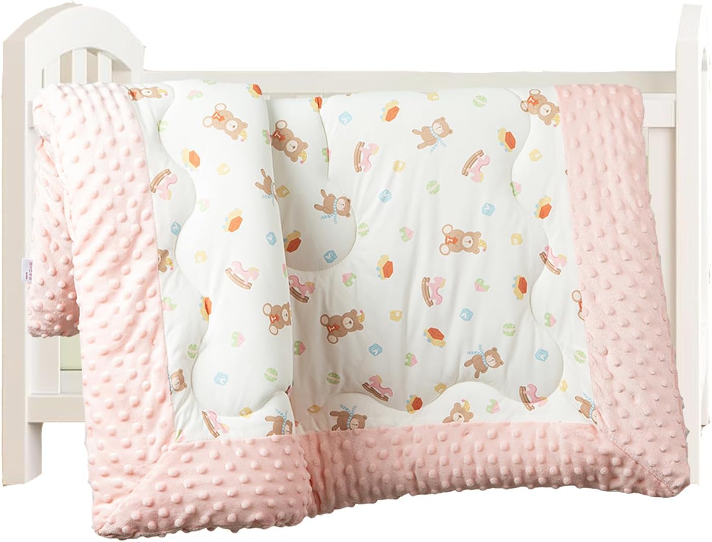 Cuite Pumpkin Newborn Infant Baby Comforter for Pack and Play Bassinet,Down Alternative Toddler Comforter for Crib Bed,40″ x 40″ Small Crib Quilt for Girls,Baby Quilted Minky Blanket for Daycare(pink) Cuite Pumpkin Newborn Infant Baby Comforter for Pack and Play Bassinet,Down Alternative Toddler Comforter for Crib Bed,40″ x 40″ Small Crib Quilt for Girls,Baby Quilted Minky Blanket for Daycare(pink)