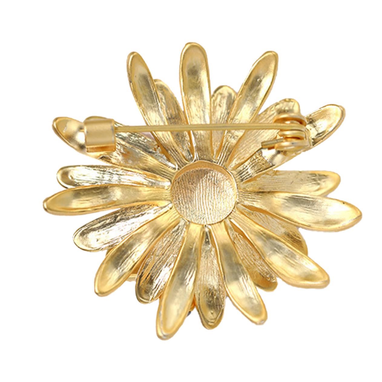 GALPADA Unique 1pc Creative Daisy Bee Brooch Pin Fashionable Personality Clothing Accessory for Party Wedding