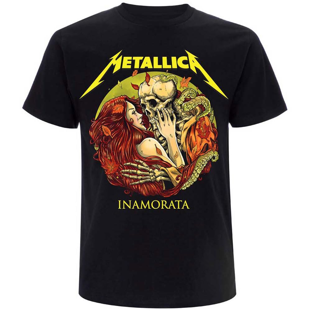 Metallica Black Inamorata Band Logo T Shirt Xxl