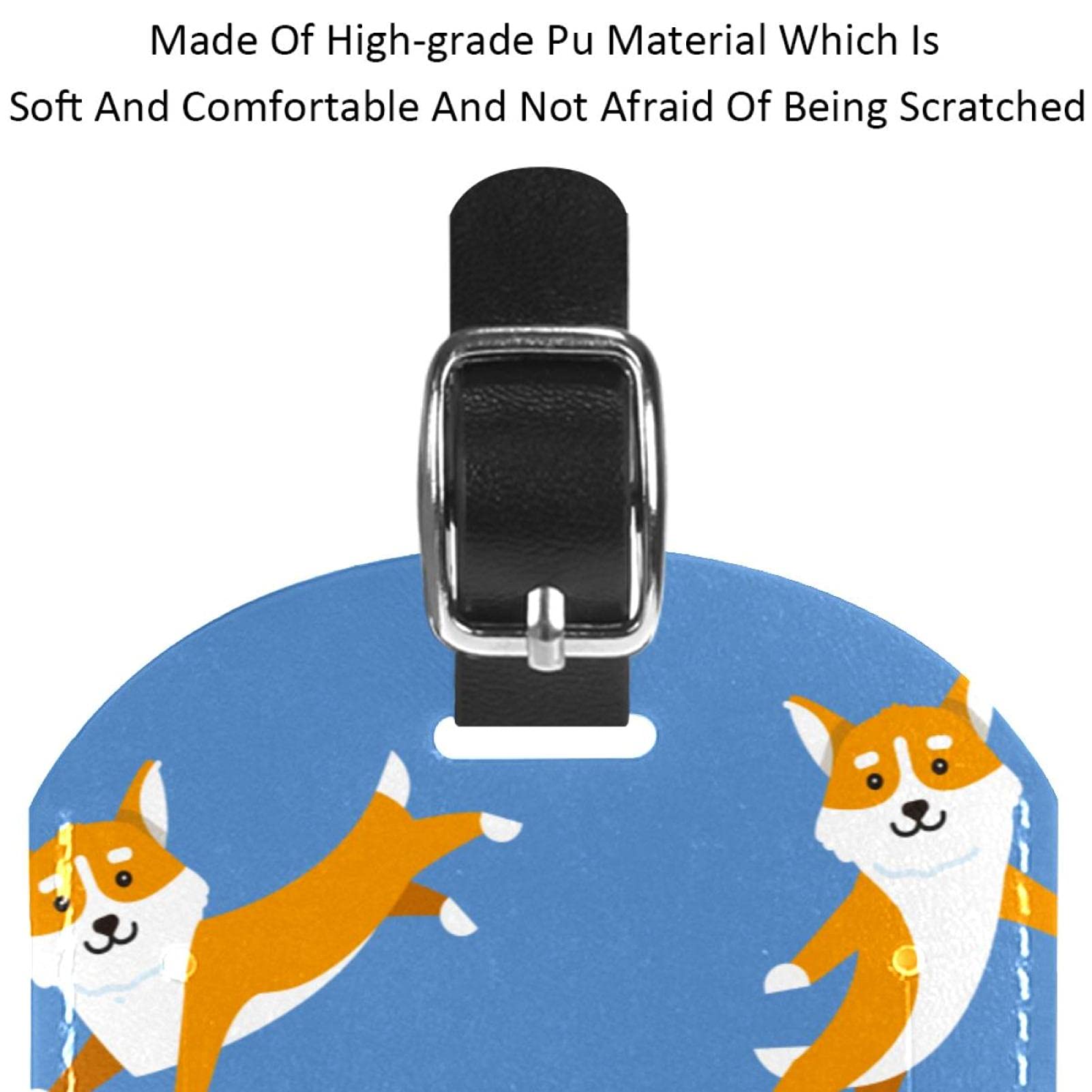 Kcbbe 1pc (noir) étiquettes De Bagage Pour Valises, étiquette De Sac De Voyage, étiquettes D