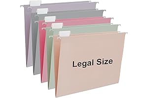Y YOMA Legal Hanging File Folders 25 Pack