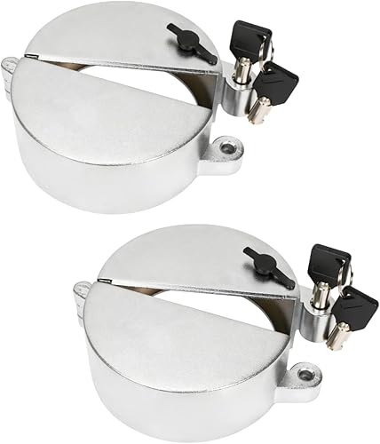 2 fundas mejoradas para tapa de combustible con bloqueo de semirremolque, compatibles con camiones Freightliner, Sterling y Western Star Clase 8