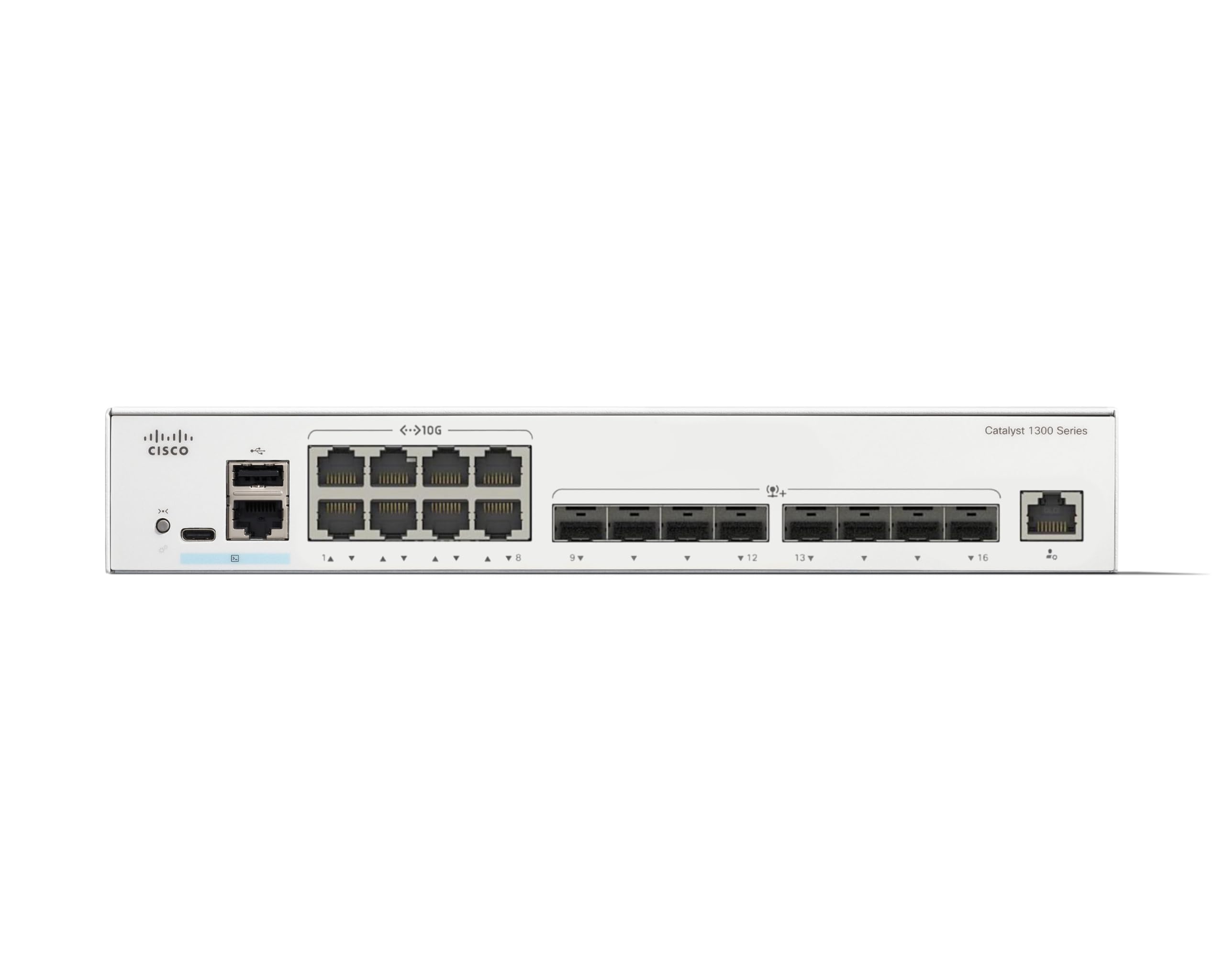 Amazon.com: Cisco Catalyst 1300-16XTS Managed Switch - 8-Port 10G