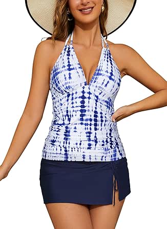 Figurbetonender Tankini Für Frauen - Mit Push-Up & Tummy Control Für Perfektes Badevergnügen