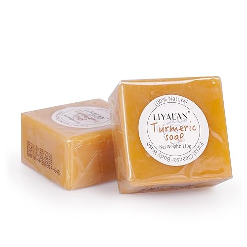 Miniatura 7 de LIYALAN Turmeric Soap Bar for Face & Body-Tumeric Soap,Smooth Skin,Cleansing Natural Handmade Soap Sensitive Skin Formula, Vegan Soap