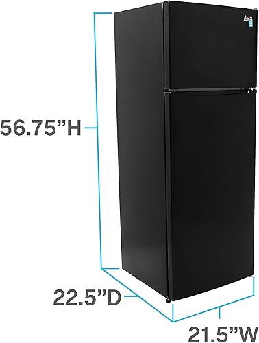 Miniatura 10 de Avanti FF18D3S-4 FF18D pies cúbicos Refrigerador de tamaño apartamento, tecnología completa libre de nevera que evita la acumulación de heladas con