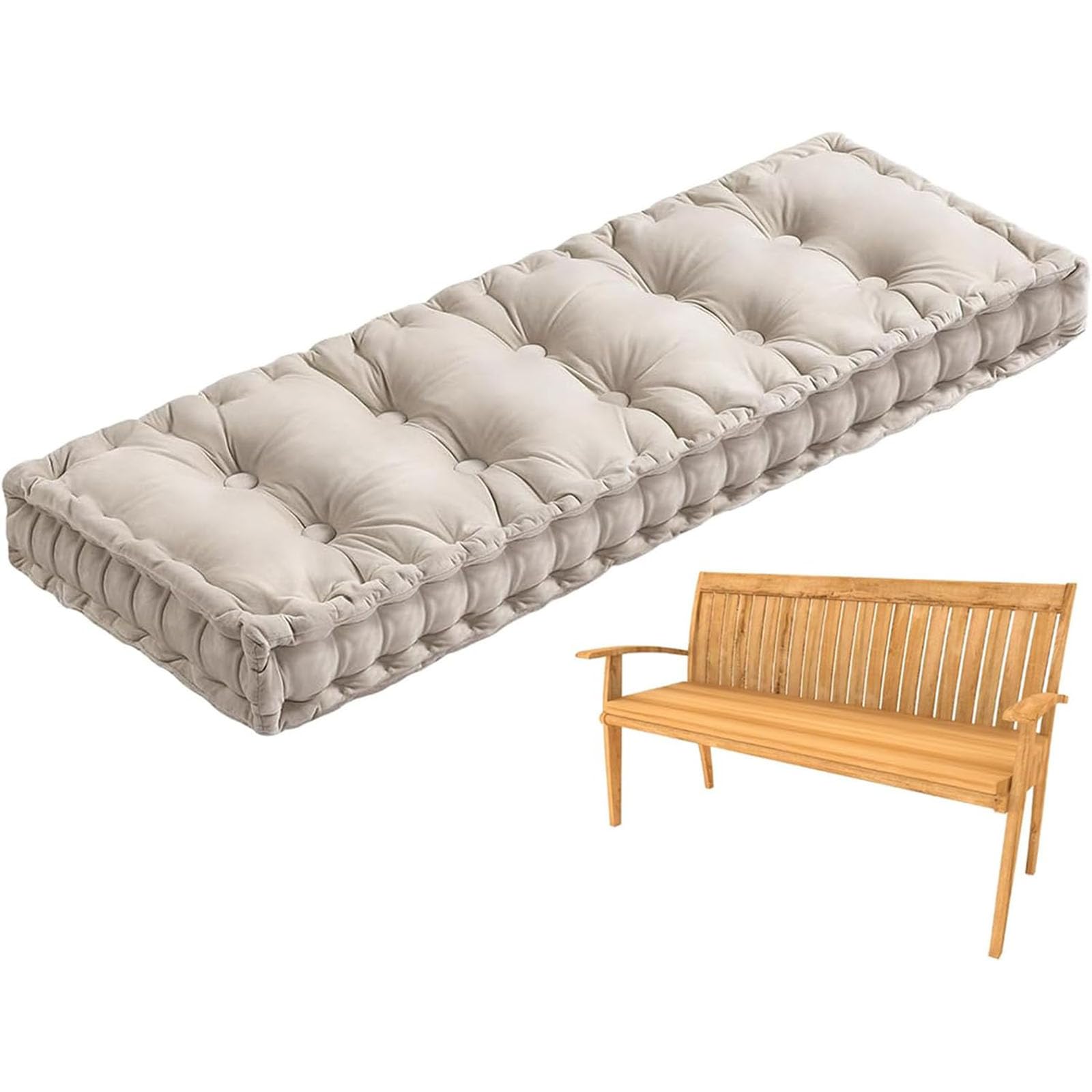 Coussin de siège d'extérieur confortable 40x40 cm velours