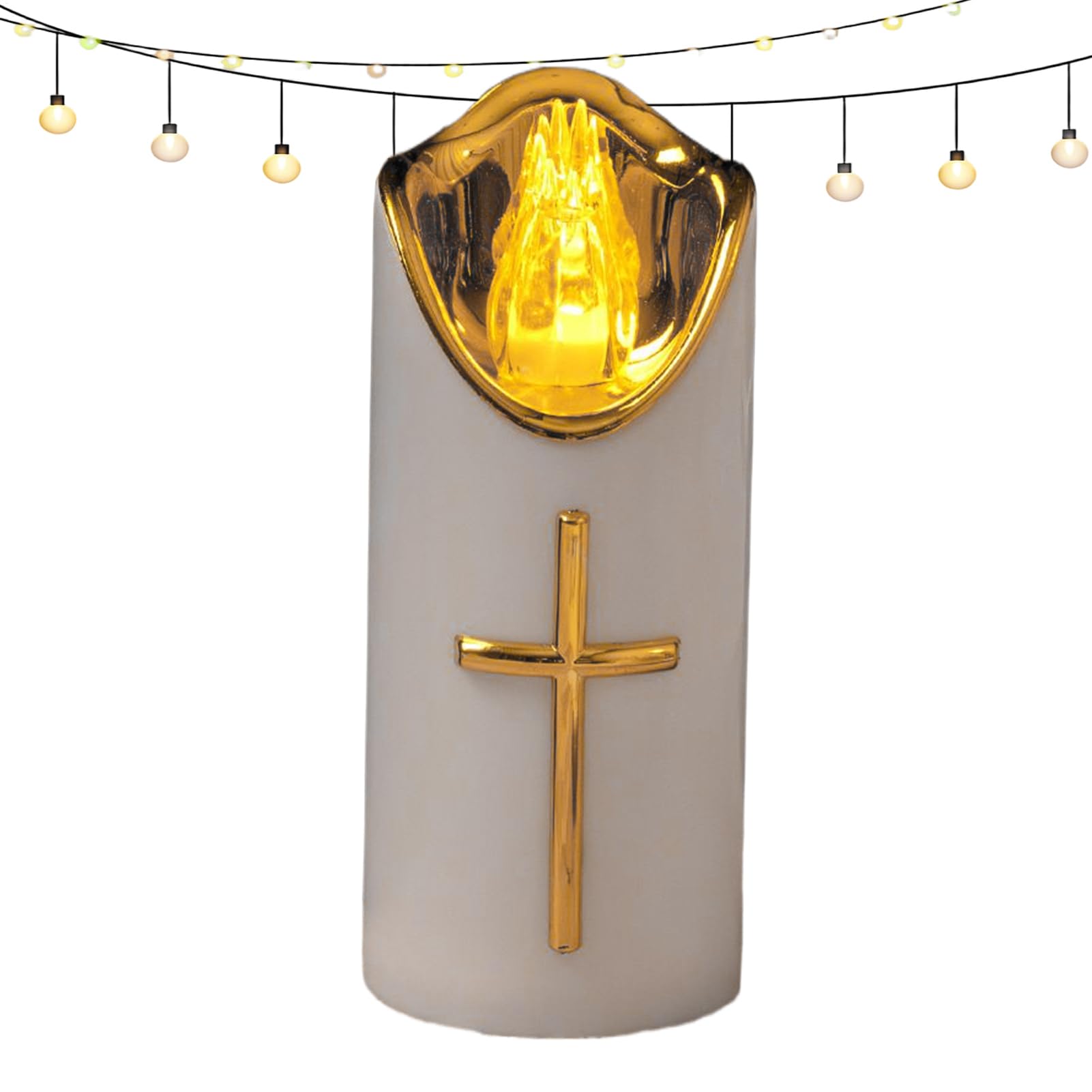 Flameless LED Candles - Reusable Animal Memorial Grave Lights | LED Electric Memorial Candles | for Lawn Bedroom Living Room Home Garden Church Table Porch Path Yard