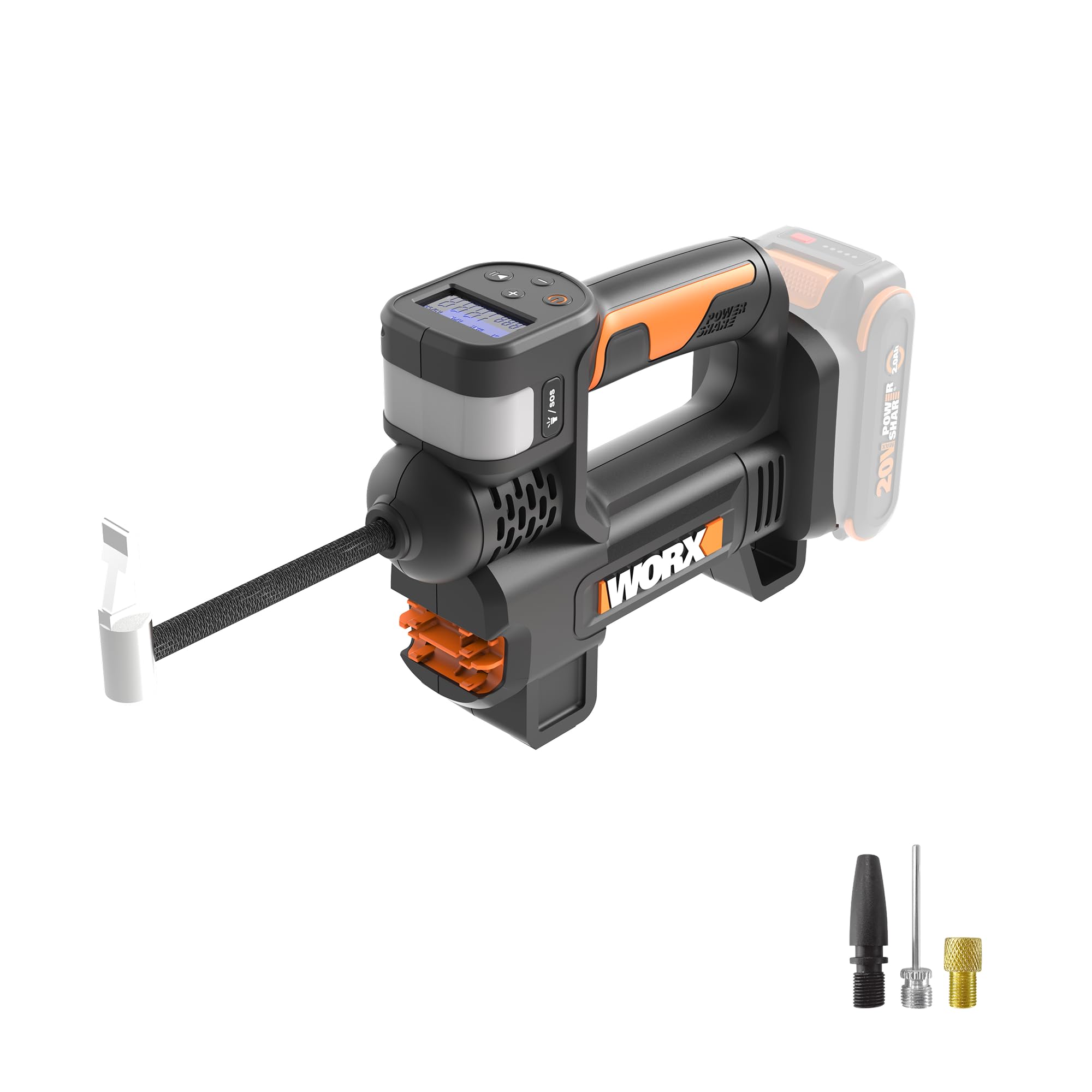 ハワース Worx WX092L.9 20V Power Share Portable Air Pump Inflator (Tool