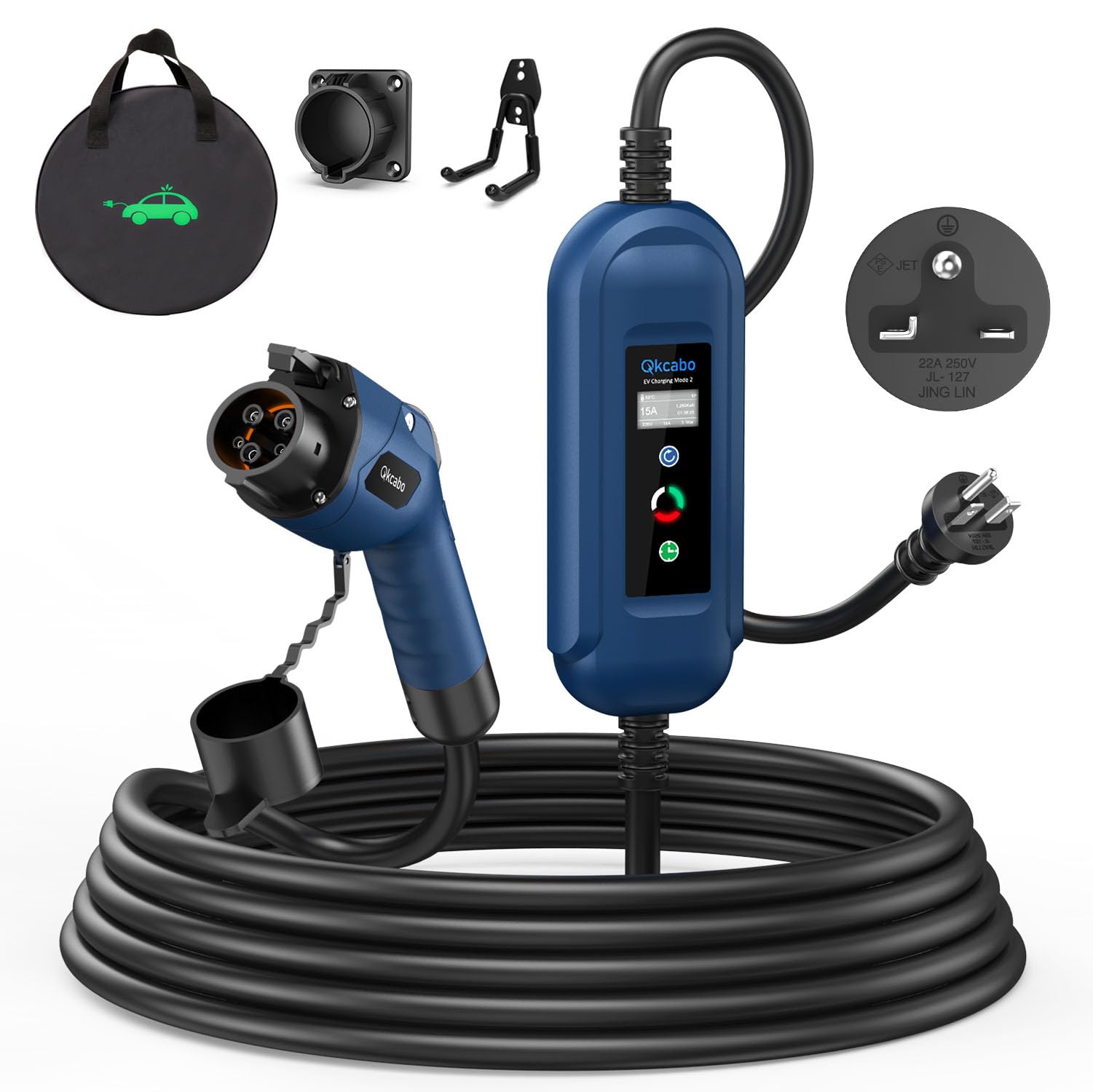 Amazon.co.jp: Qkcabo 3KW EV充電ケーブル 電気自動車用 SAE J1772規格 Amazon.co.jp: Qkcabo 3KW EV充電ケーブル 電気自動車用 SAE J1772規格