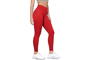 ododos high waist out pocket yoga pants tummy control workout running