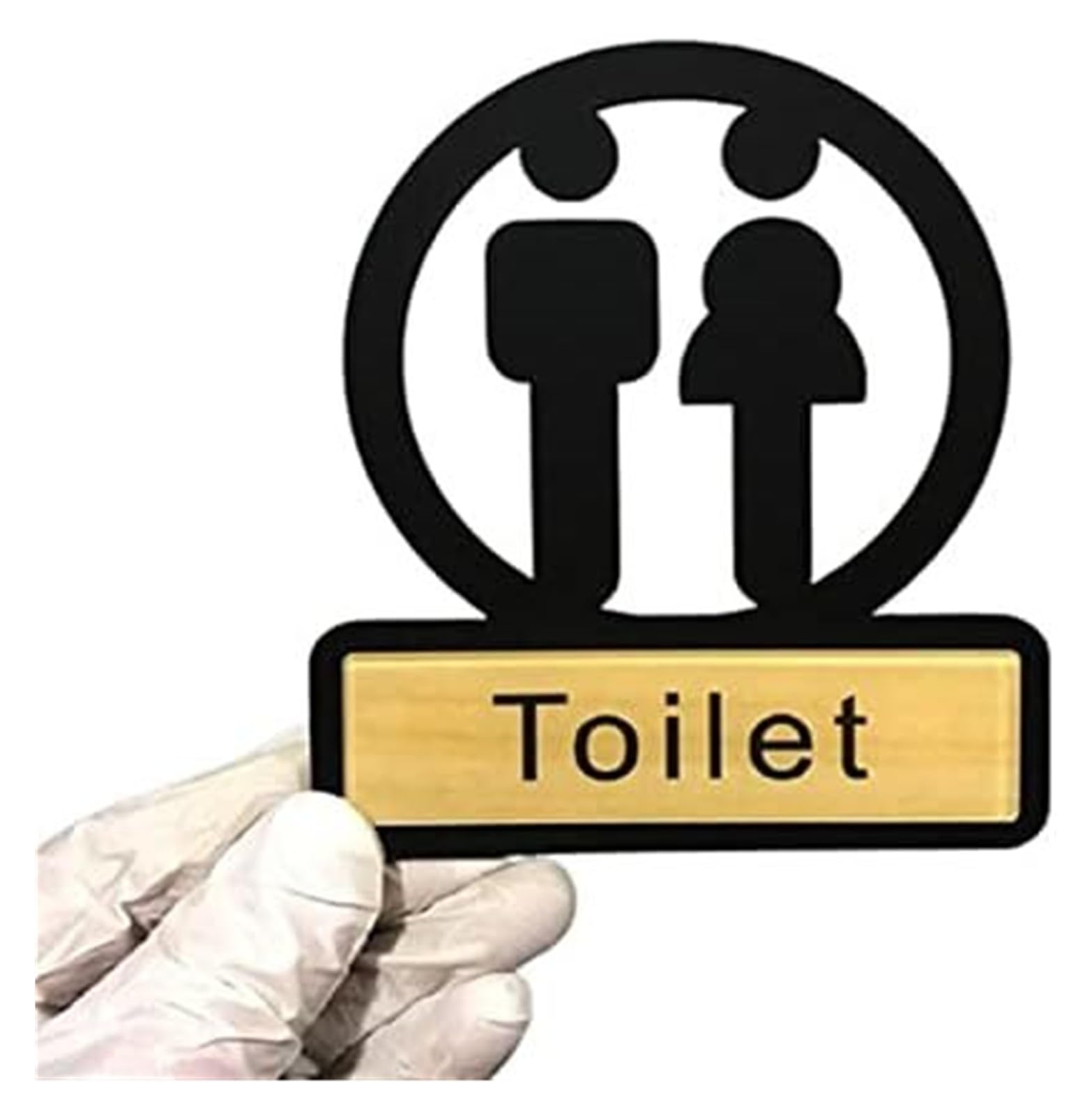 cartello per servizi igienici, Toilet Sign for Business Bathroom Signs(Unisex)
