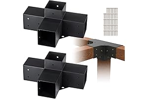VEVOR Pergola Bracket Kit 4''x4'': Ultra-Durable Metal Brackets for DIY Pergola Projects