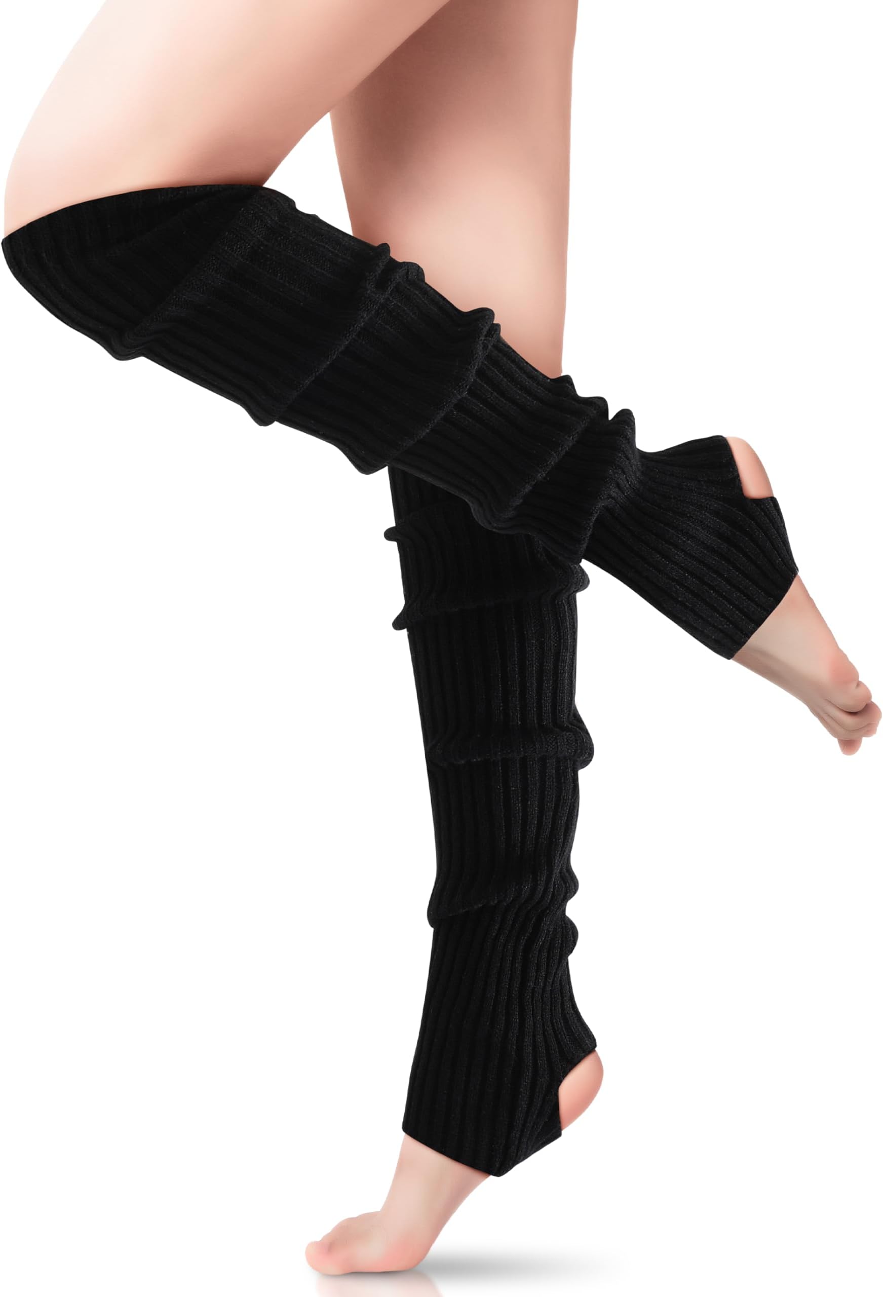 Leg Warmers for Women - Fashion Warm Ribbed Knit Leg Warmers 80s Accessories for Party Sports Yoga Dance
