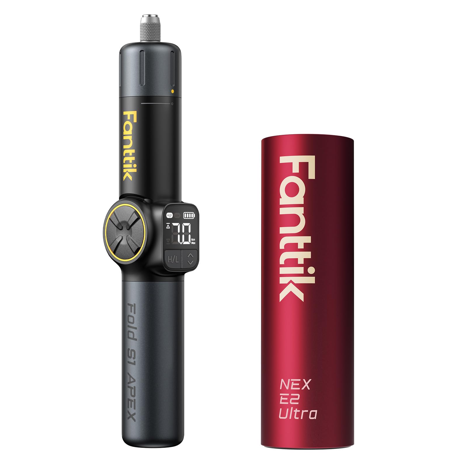 Fanttik S1 APEX 3 7V Electric Screwdriver-Deluxe Edition E2 Ultra 3 7V Mini Electric Screwdriver-Red