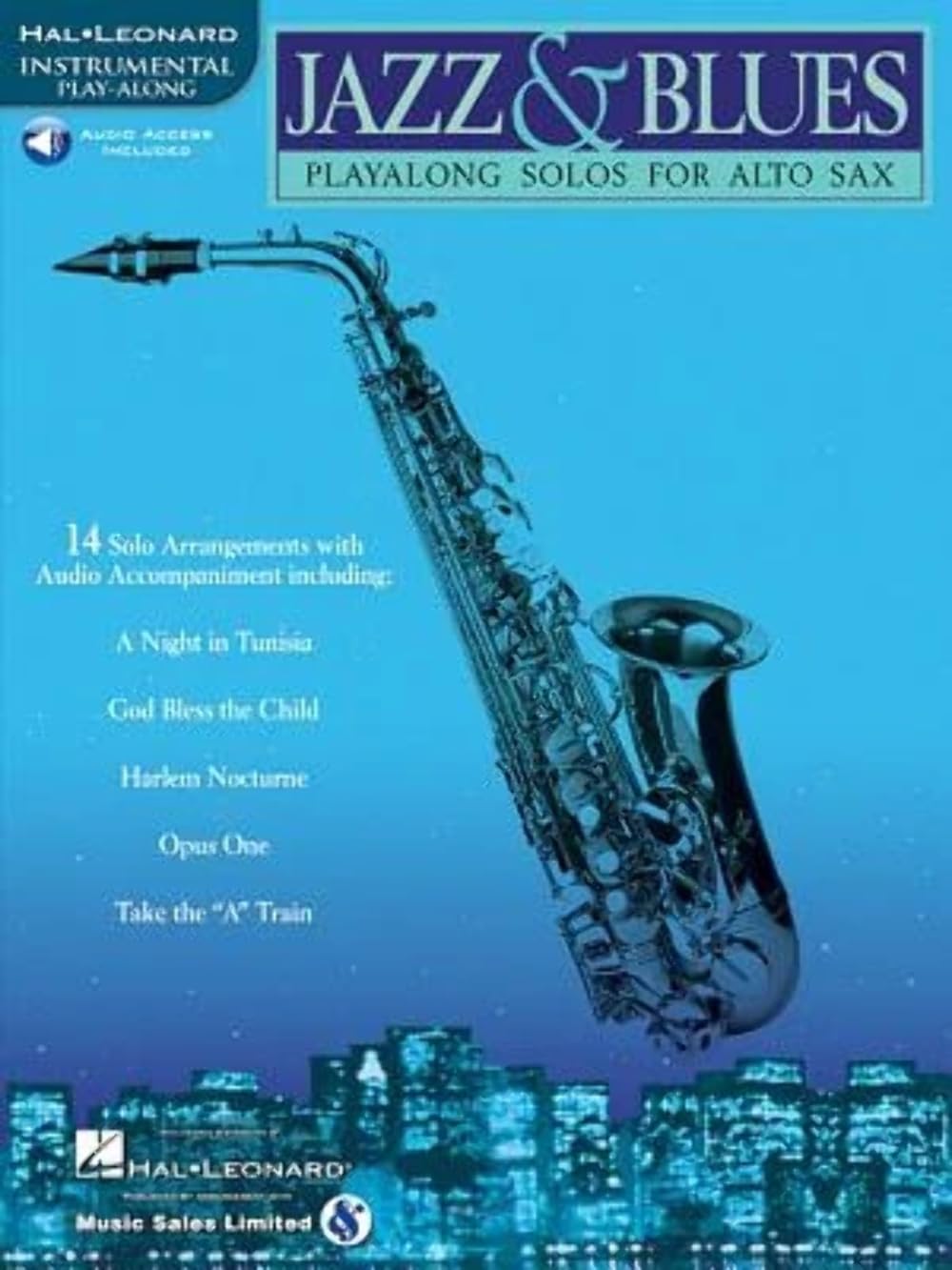Jazz & Blues - Play-Along Solos for Alto Sax (Book/Online Audio)